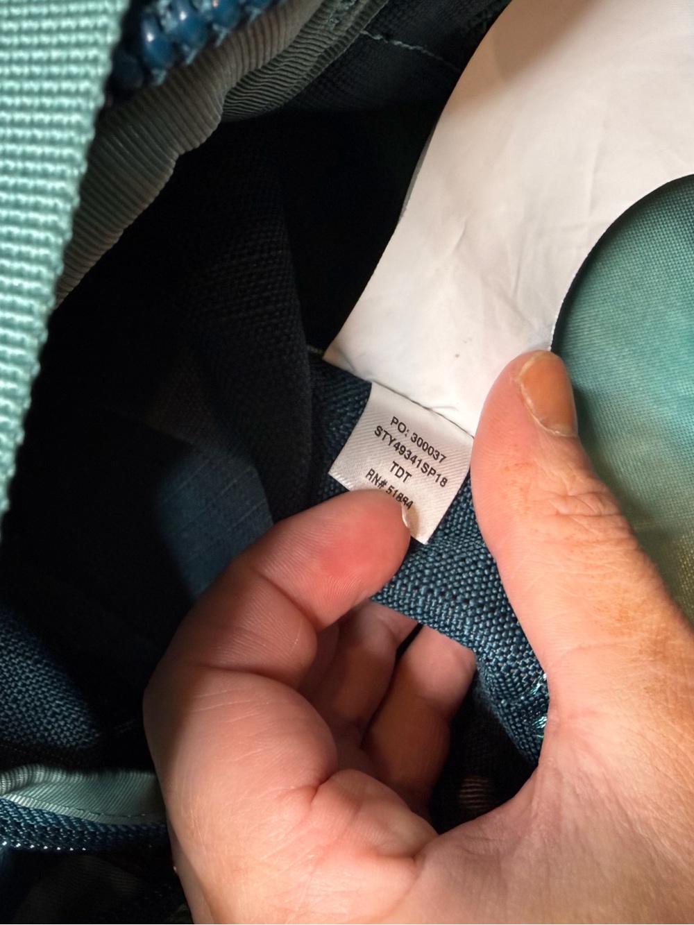 Patagonia Black Hole Duffle 60L in blue teal waterproof hiking camping backpack - Picture 11 of 16